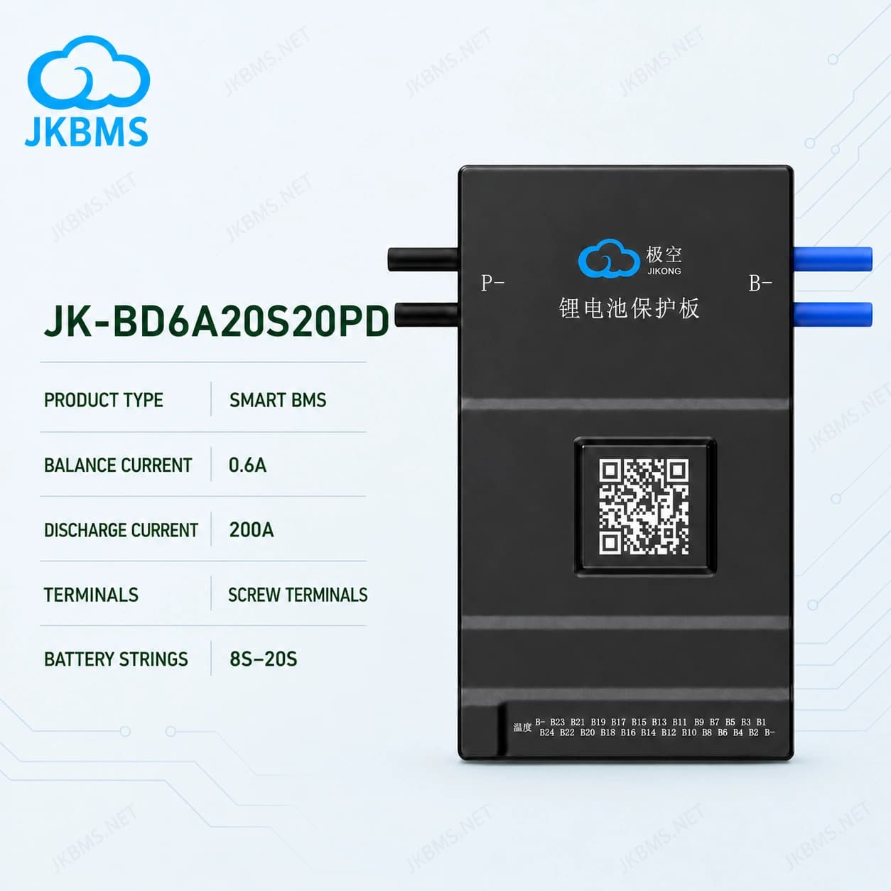 JKBMS JK-BD6A20S20PD Smart Active Balance BMS