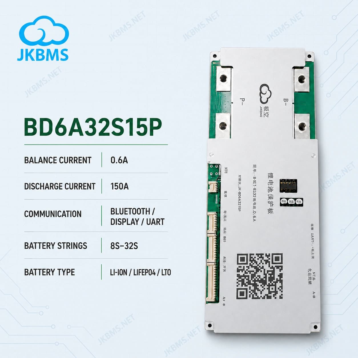 JK BMS V20 BD6A32S15P - official JKBMS product, JKBMS JK-BD Series