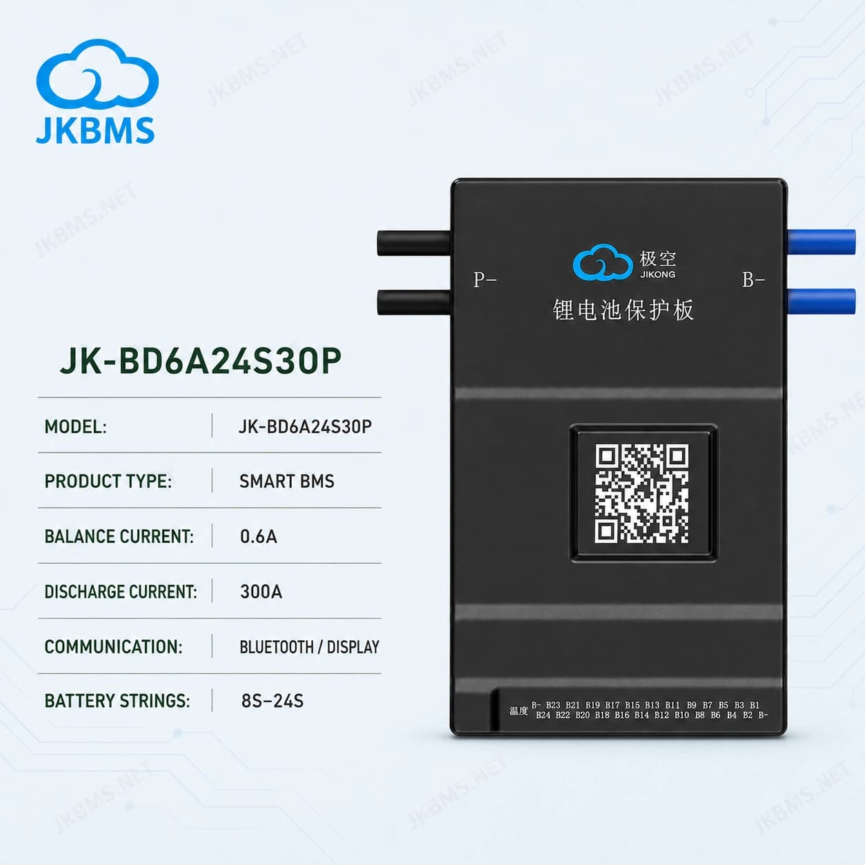 JK BMS JK-BD6A24S30P - official JKBMS product, JKBMS JK-BD Series