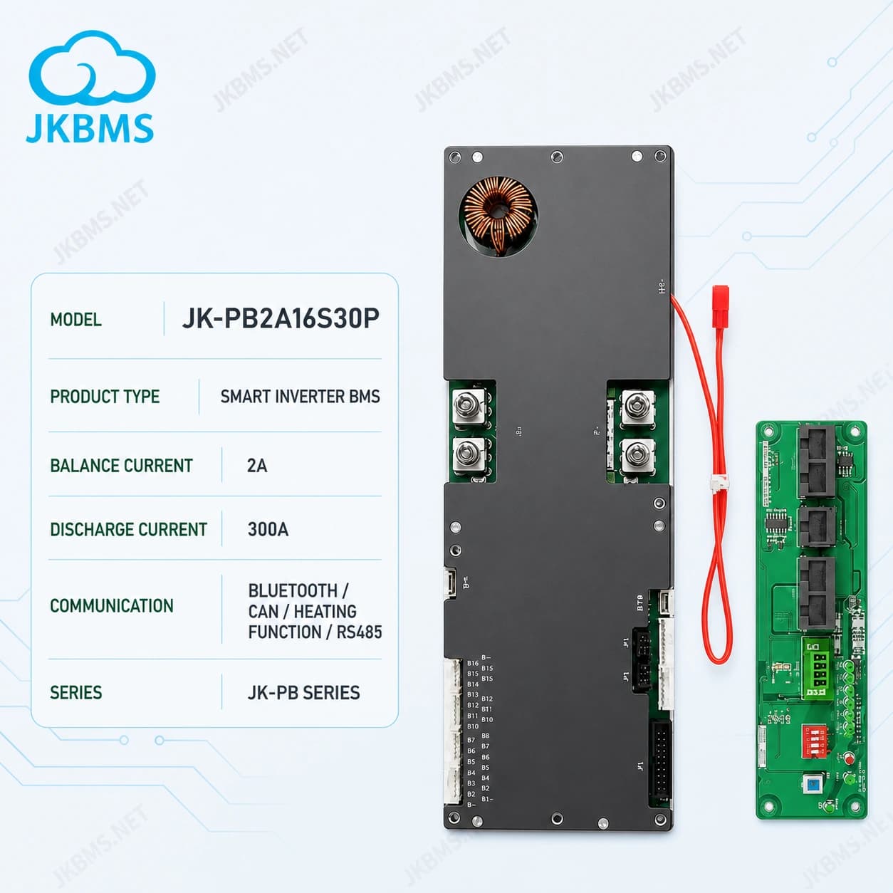 JK BMS V19 PB2A16S30P - official JKBMS product, JKBMS JK-PB Series