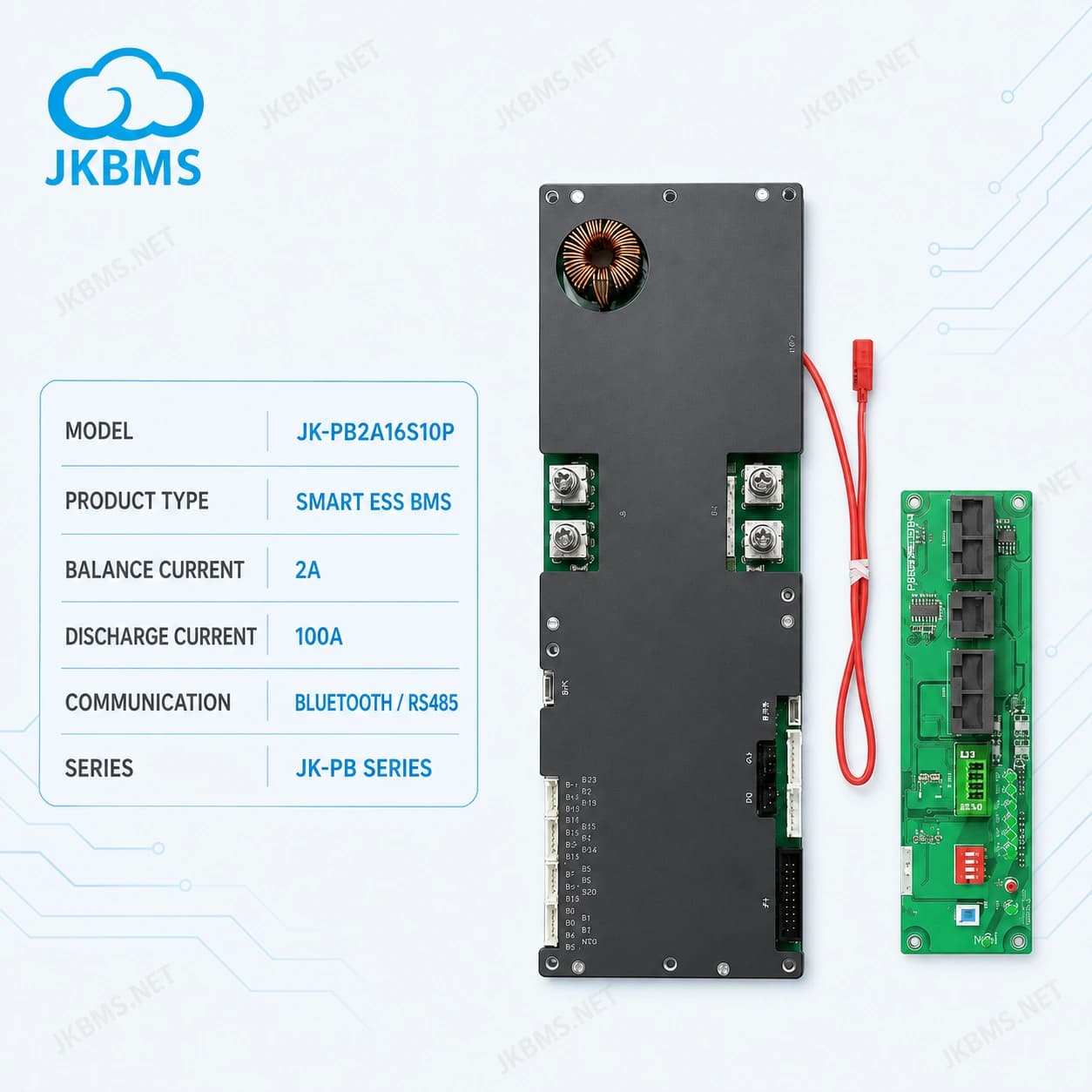 JK BMS V19 PB2A16S10P - official JKBMS product, JKBMS JK-PB Series