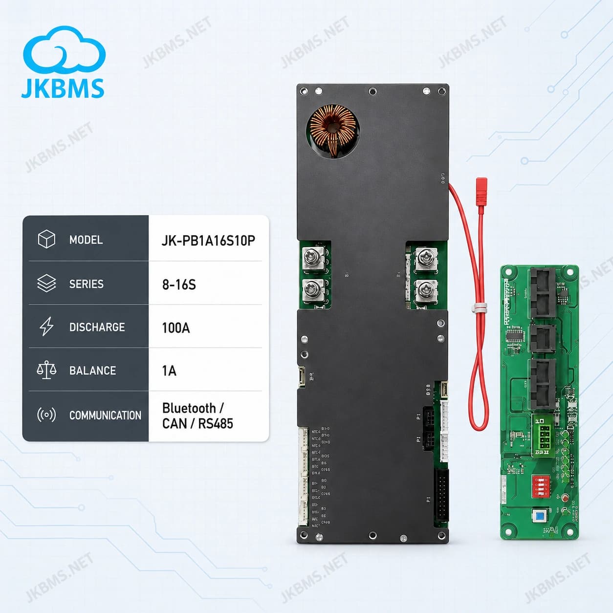 JK BMS PB1A16S10P - official JKBMS product, JKBMS JK-PB Series