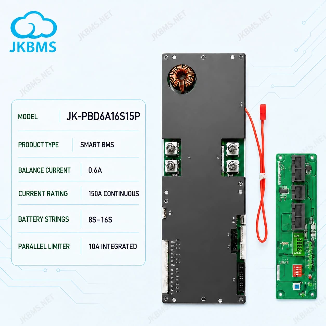 JKBMS JK-PBD6A16S15P Smart Active Balance BMS