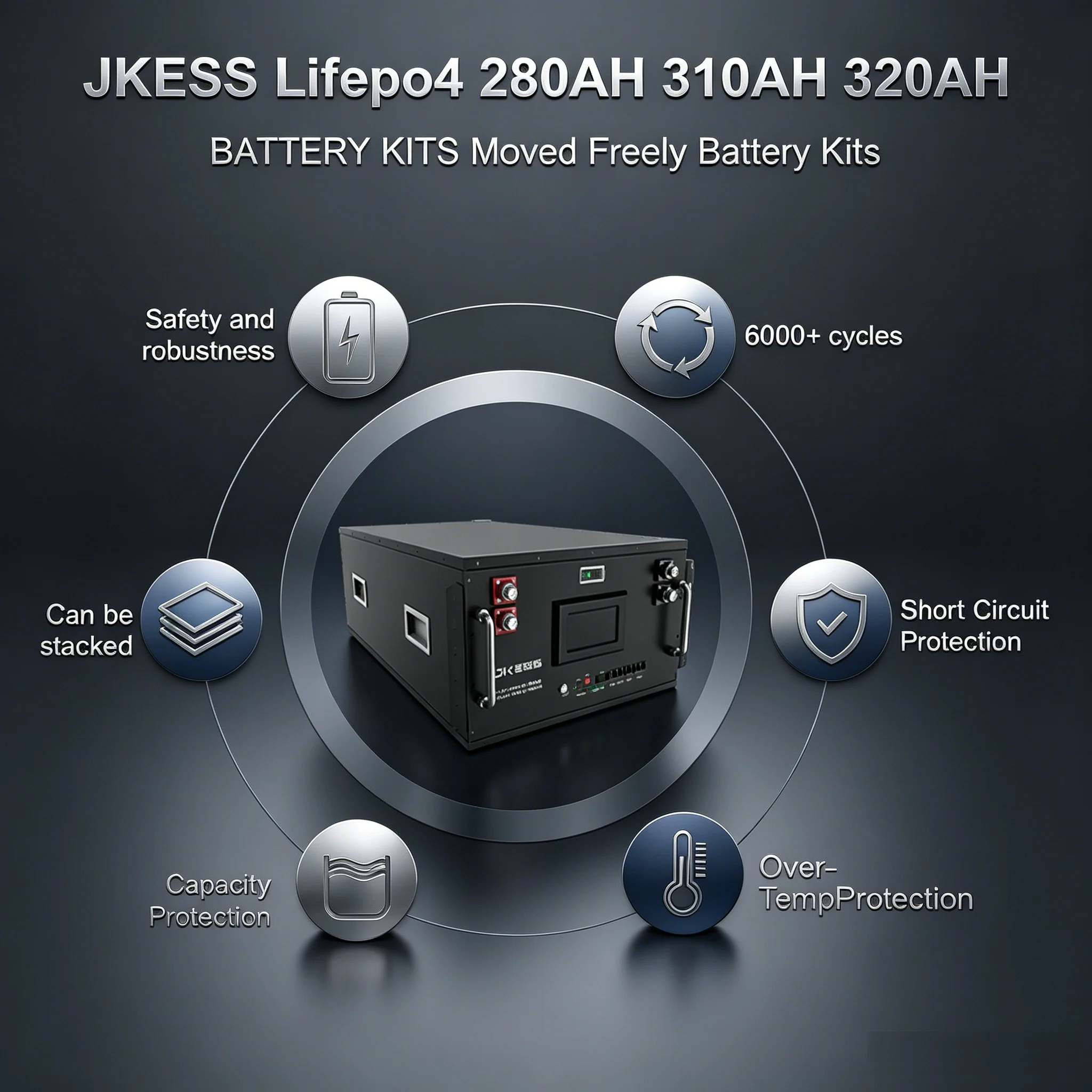 6U Battery Kit specifications, dimensions, and application details 3