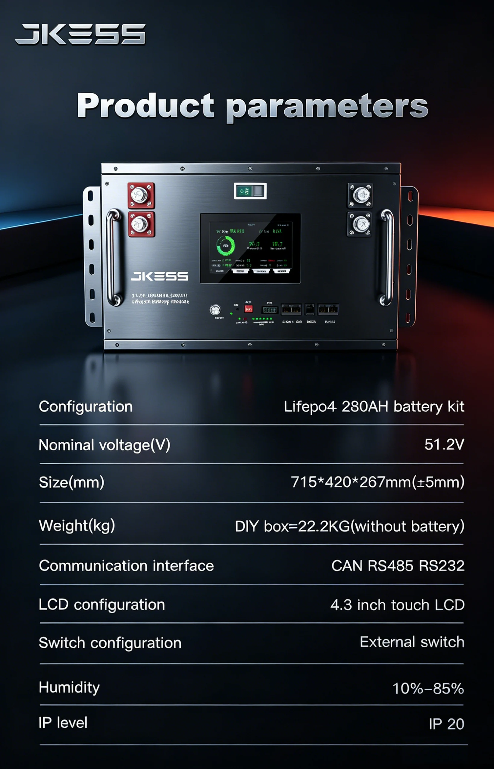 6U Battery Kit specifications, dimensions, and application details 8