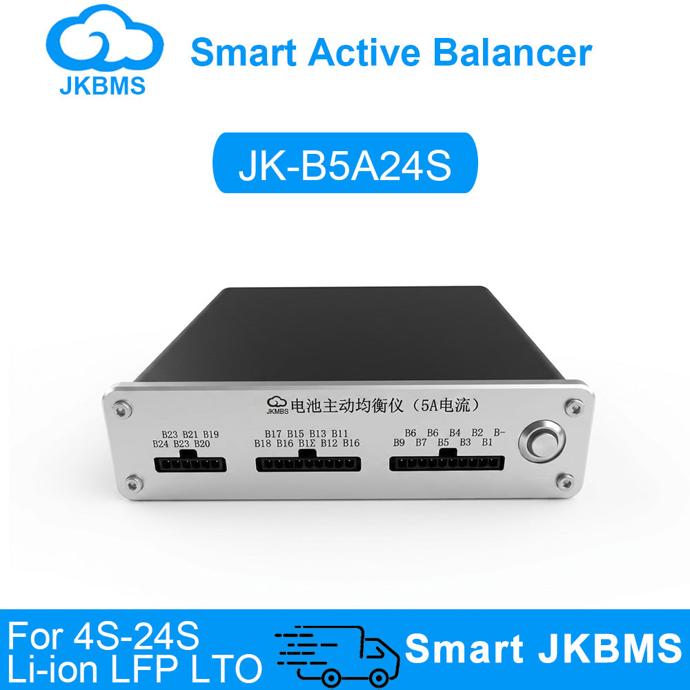 JKBMS JK-B5A24S Active Balancer — 5A 2~24S Battery Equalizer for Commercial ESS - official JKBMS product, JKBMS Active Balancers