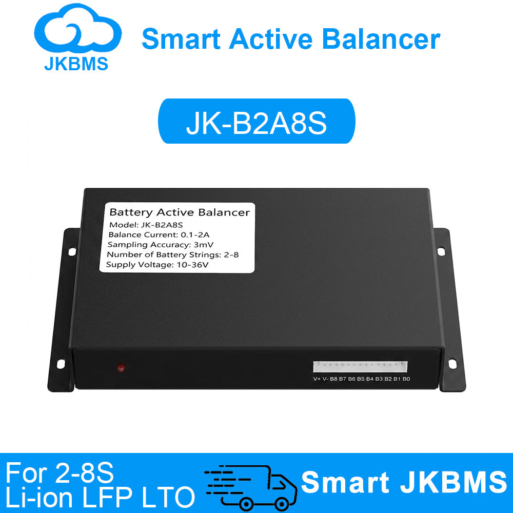 JKBMS JK-B2A8S Active Balancer — 2A 2~8S Battery Equalizer - official JKBMS product, JKBMS Active Balancers