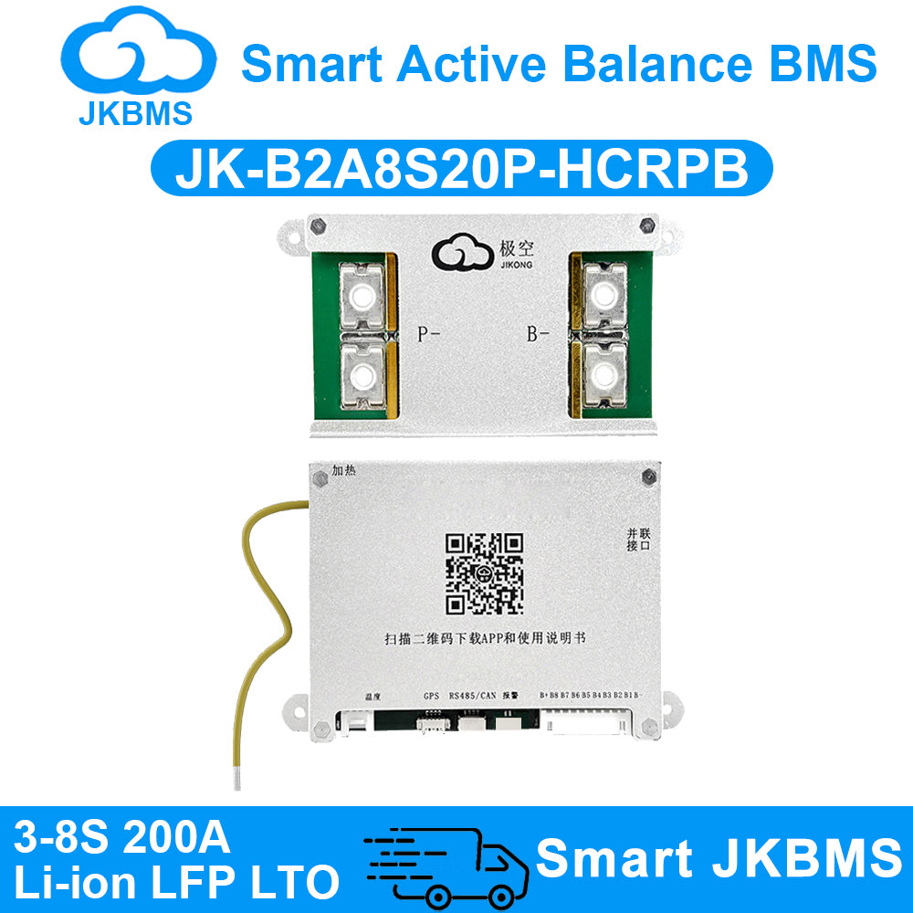 JKBMS JK-B2A8S20P-HCRPB Smart Active Balance BMS official JKBMS main product image