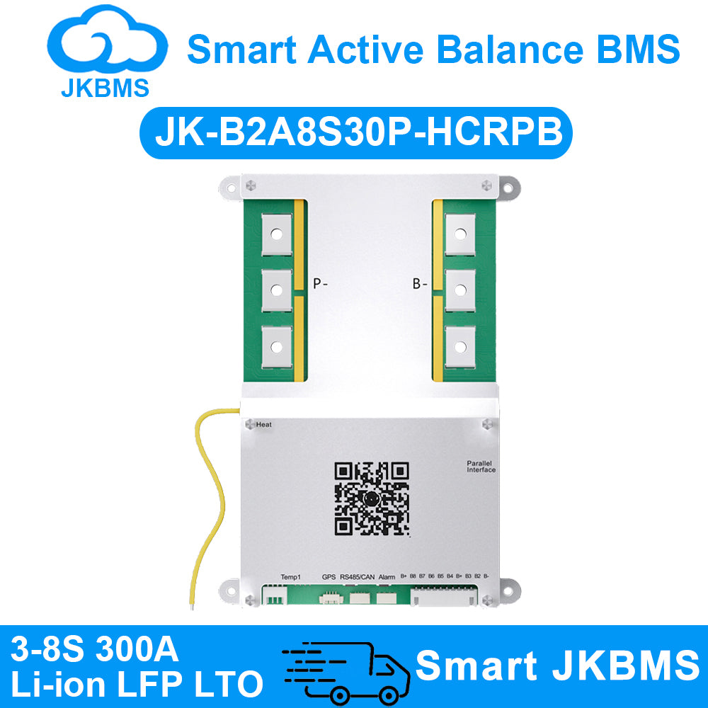 JKBMS JK-B2A8S30P-HCRPB Smart Active Balance BMS official JKBMS main product image