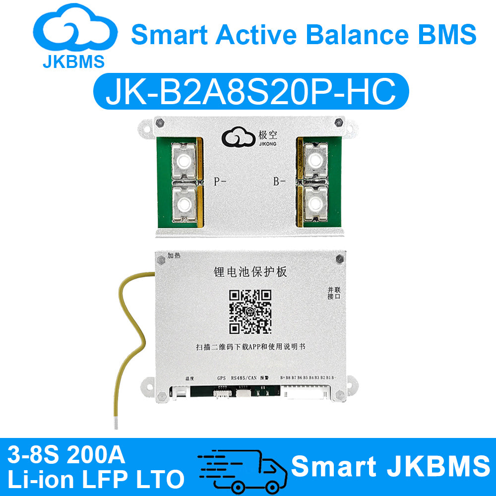 JKBMS JK-B2A8S20P-HC Smart Active Balance BMS official JKBMS main product image