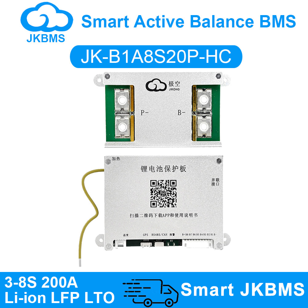 JKBMS JK-B1A8S20P-HC Smart Active Balance BMS official JKBMS main product image