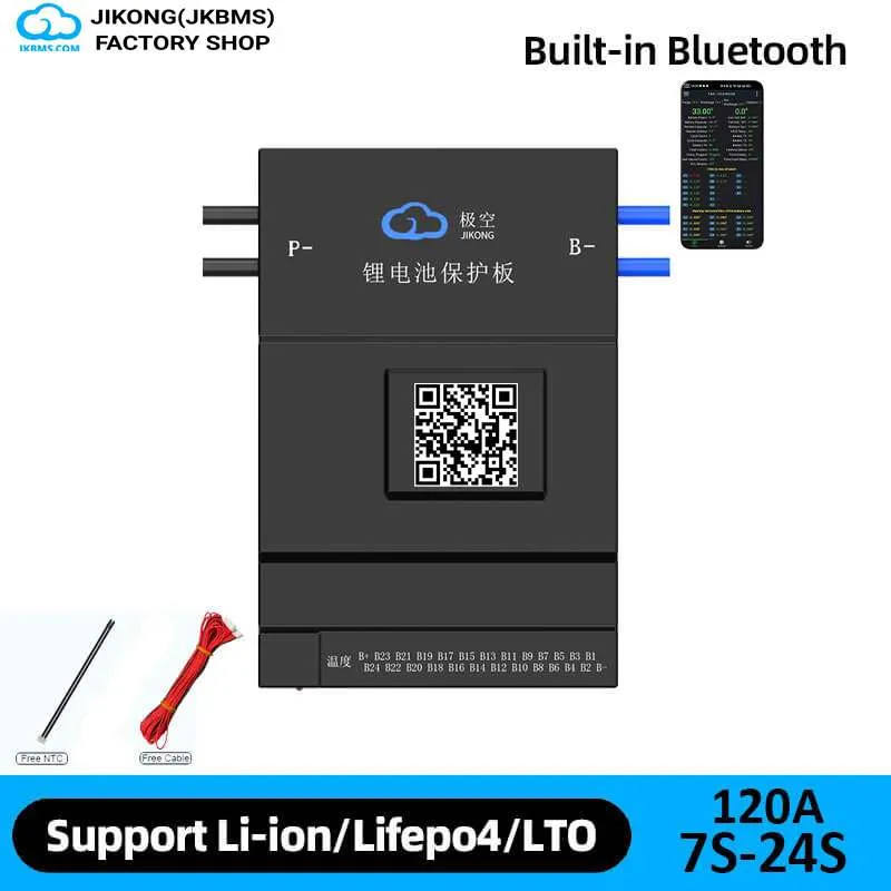 JKBMS JK-BD6A24S12P Smart Active Balance BMS — JKBMS JK-BD Series