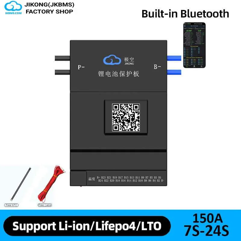 JKBMS JK-B1A24S15P Smart Active Balance BMS — JKBMS JK-B1A / B2A Series