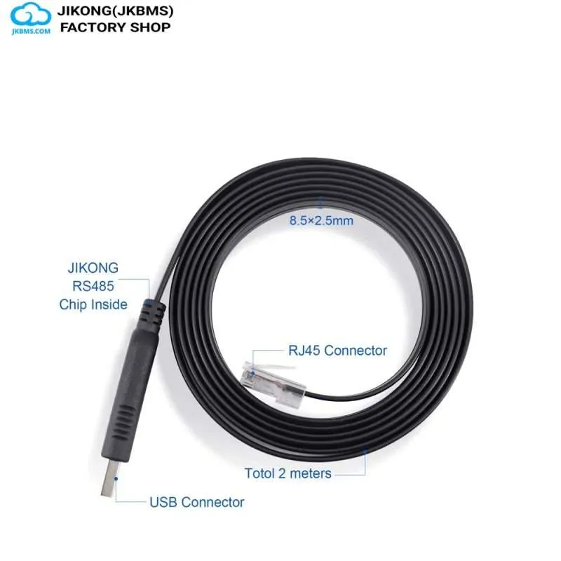 JIKONG BMS USB-RS485-RJ45 Cable — JKBMS Inverter Cables