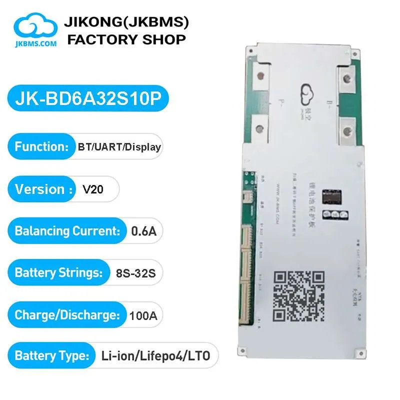JK BMS V20 BD6A32S10P — JKBMS JK-BD Series